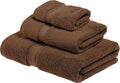 Superior Egyptian Cotton Pile 3 Piece Towel Set, Includes 1 Bath, 1 Hand, 1 Face Towel/ Washcloth, Ultra Soft Luxury Towels, Thick Plush Essentials, Guest Bath, Spa, Hotel Bathroom, Chocolate