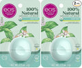 eos 100% Natural & Organic Lip Balm - Sweet Mint, All-Day Moisture, Dermatologist Recommended for Sensitive Skin Care, Lip Care Products, 0.25 oz (Pack of 2)