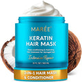 MAREE Deep Conditioning Hair Mask for Damaged Hair Treatment – Keratin Hair Care for Hydrating Growth Repair Moisturizing – Dry Curly Color Refreshing – Tratamiento Mascarilla Para el Cabello Seco