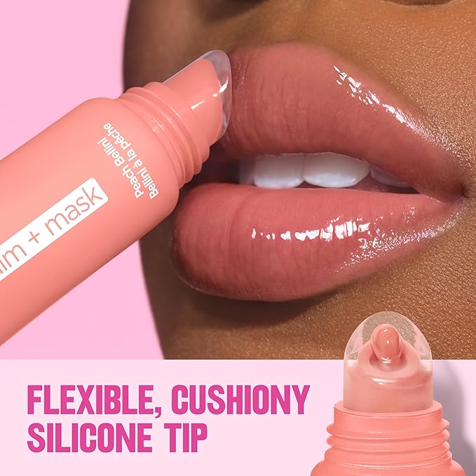 Revlon Glimmer Lip Treat Balm + Mask, Overnight Peptide Lip Treatment, Hydrating, 001 Scent Free, 0.4 fl oz