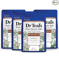 Dr Teal's Epsom Salt Magnesium Soak, Nourish & Protect with Coconut Oil, 3 lbs (Pack of 4)
