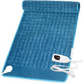 Deepsoon Heating Pad,Electric Heating Pads for Back,Neck,Moist Heating Pad for Abdomen Shoulder Knee Legs,Dry/Moist Heat&Auto Shut Off,Mother's Day Birthday for Men and Women,Blue,40x20 Inch