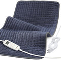Heating Pad for Back Pain Relief, 17" X 33" XXX-Large Heating Pads for Cramps,Electric Heating Pad XL with 6 Settings,Moist Dry Heat Options,Auto-Off,Machine Washable, Mothers Day Gifts, Purple Gray