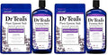 Dr. Teal's Epsom Salt Soaking Solution and Foaming Bath with Pure Epsom Salt Combo Pack, Lavender (Pack of 2)