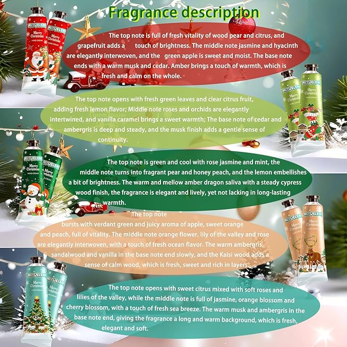 10 Pack Christmas Hand Lotion Gifts Set,Easter Basket Stuffers,Moisturizing Hand Cream for Women, Mini Travel Size Holiday Gifts, Mothers Day Gifts, Bulk Gifts Appreciation 30ml