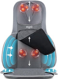 Mynt Back and Neck Massager for Pain Relief Deep Tissue,3D Shiatsu Acupressure Neck Back Massager with Heat, Seat Massager for Full Body Relaxation Dark Gray