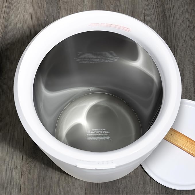 Zadro Large Aromatherapy Towel Warmer Bucket - with Essential Oil Wood Disk for Spa and Bathroom, Luxury Stainless Steel Towel Heater, Auto Shut off, Fits 2 large Towels, Blanket, Bathrobe, PJs