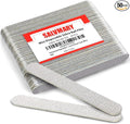 Professional Disposable Zebra Nail Files 100/180 Grit 5" Double Sided Emery Board Manicure Pedicure Tools 50Pcs