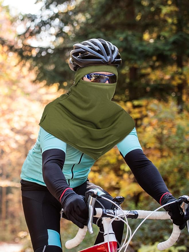 SATINIOR 3 Piece Balaclava Face Cover Sun Protection Neck Cover Summer Balaclava Motorcycle Face Mask for Men Women