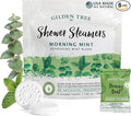 Gilden Tree Shower Steamers Aromatherapy Peppermint & Eucalyptus Essential Oils Sinus Relief, Birthday Gifts for Women Men Teens Adults, Made in USA (Morning Mint)