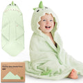 KeaBabies Organic Baby Towel with Hood for Girls, Boys - Soft, Absorbent, 100% Cotton Hooded Baby Towels for Newborns, Infants, Large Hooded Bath Towels for Babies, Kids, Toddler 1-3 (Draco)