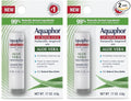 Aquaphor Naturally Inspired Lip Repair Stick with Aloe Vera and Natural Shea Butter, Hydrating Lip Balm Immediately Relieves Dryness Stick, 0.17 Oz (Pack of 2)