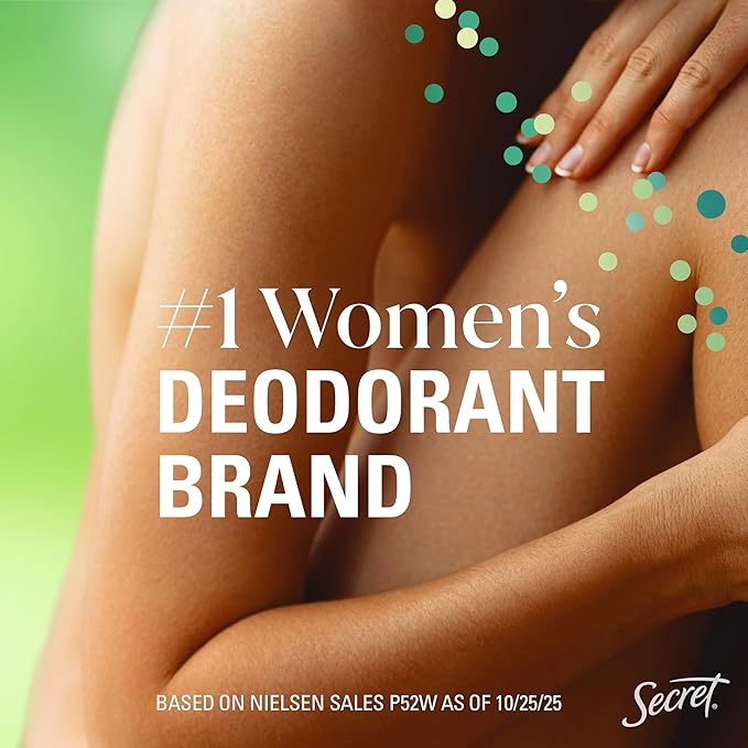 Secret Fresh Antiperspirant Deodorant for Women, 72hr Freshness on the Rocks with Pro-Hyaluronic Acid, Miami Mocktails Edition, Invisible Solid, Lime It Up with Lime & Bergamot Scent, 2.6 oz