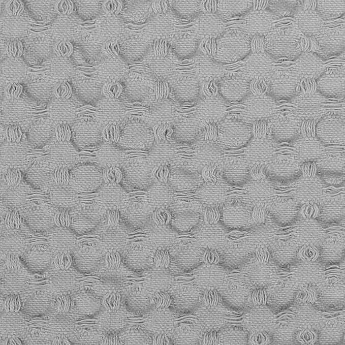 Sweet Home Collection 100% Fine Cotton Blanket Luxurious Weave Stylish Design Soft and Comfortable All Season Warmth, Full/Queen, Waffle Weave Silver