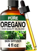 100% Pure Oregano Oil - 4 Fl Oz Oregano Essential Oil for Hair, Skin, Diffuser, Aromatherapy & DIY Soap Making Scent