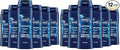 Suave Men Moisturizing Body & Face Wash, With Cedarwood and Mandarin Scent, No Parabens, No Phtahaltes, 18 Oz (Pack of 12)