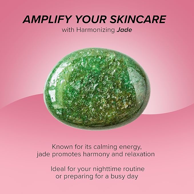 Skin Gym Jade Facial Roller & Gua Sha Tool Workout Set, Revitalizing Skincare for Enhanced Glow & Smooth Skin