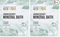 Aura Cacia Sage Mineral Bath 2.5 oz. (Pack of 2)