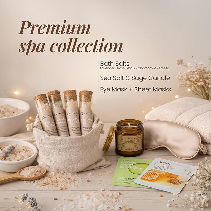 Opulent Luxury Self Care Gifts for Women - Hug in a Box Comfort Care Package - Spa Mothers Day Gift Set with 40 oz Tumbler & Cozy Blanket - Ideal for Thinking of You, Birthday, Sympathy & Corporate