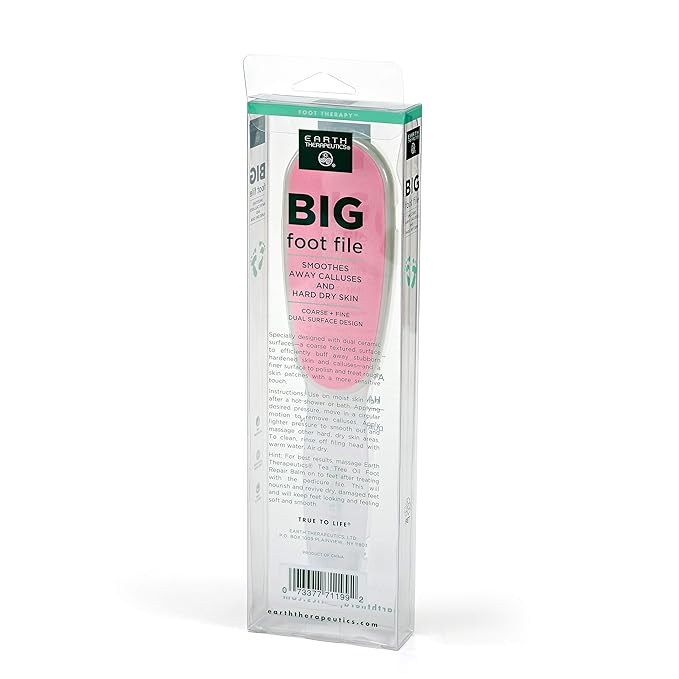Earth Therapeutics Big Ceramic Foot File (Dual Sided)