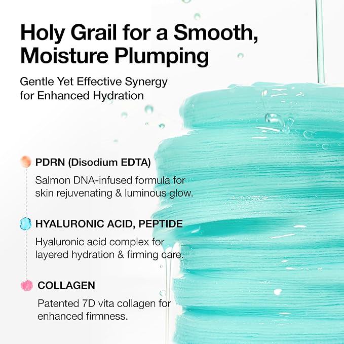 Anua PDRN 100 Hyaluronic Acid Pad, Hydrating Dual-Textured Toner Pads, Salmon DNA & Collagen Face Pads for Glass Skin Glow & Makeup Prep, Sensitive & Dry Skin, Korean Skincare, 6.1 fl oz, 60 Pads