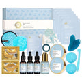 23 Pcs Mother's Day Gifts for Mom, Ylang Facial Skin Care Gift Set, Bath and Body Gifts Basket for Women & Men, Spa Kit Gift Baskets, Birthday Gifts For Women, Sheet Mask, Gel Eye Mask, Christmas