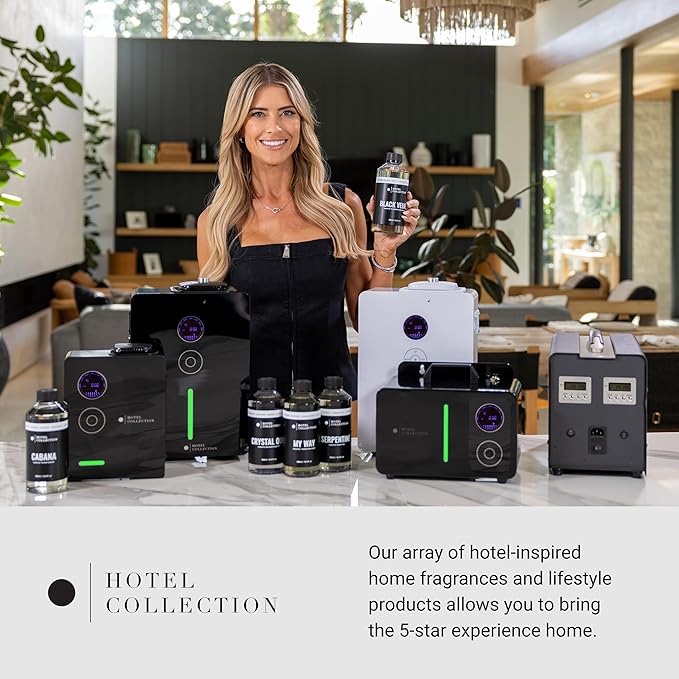 Hotel Collection Diffuser Oil-Midnight in Paris Pro-Pod-Aromatherapy Essential Fragrance Oil-Hints of Lemon, Bergamot, Jasmine& Amber-50ML 1.7 Fl oz