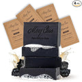 Mary Case Goat Milk & Activated Charcoal Bar Soap Set of 4 | Natural Soap with Olive & Coconut Oils | Deep Cleansing, Detoxifying & Purifying Bath Soap Bars for Sensitive & Oily Skin