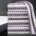 4 Piece Extra Large Bath Towel Set Oversized Bath Sheet 35"x70" Bathroom Towel Set Soft Highly Absorbent & Quick Dry Premium Bath Towel for Bathroom 600GSM Shower Towel Spa Gym Hotel,Plum