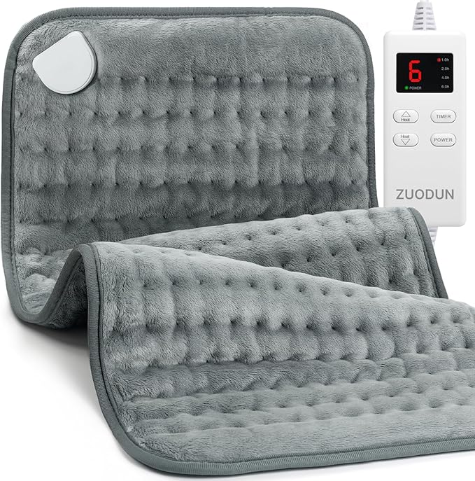 Heating Pad for Back & Period Cramps, Christmas Birthday Gifts for Women, Men, Mom, Dad, Portable Electric Heating Pad for Neck and Shoulders and Back, Mothers Father Day Gifts, Mom Birthday Gifts