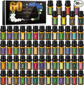 SACATR 60 Bottles Premium Essential Oils Set - Natural Essential Oils for Diffuser, Humidifier, Candle and Soap Making（60x5 ML）