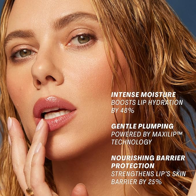 The Outset Lip Oasis Hydrating Lip Balm, Glossy Moisturizing Lip Treatment for Dry, Sensitive Lips, Clean, Vegan & Gluten-Free, Sheer Tint Mirage, 0.3 oz