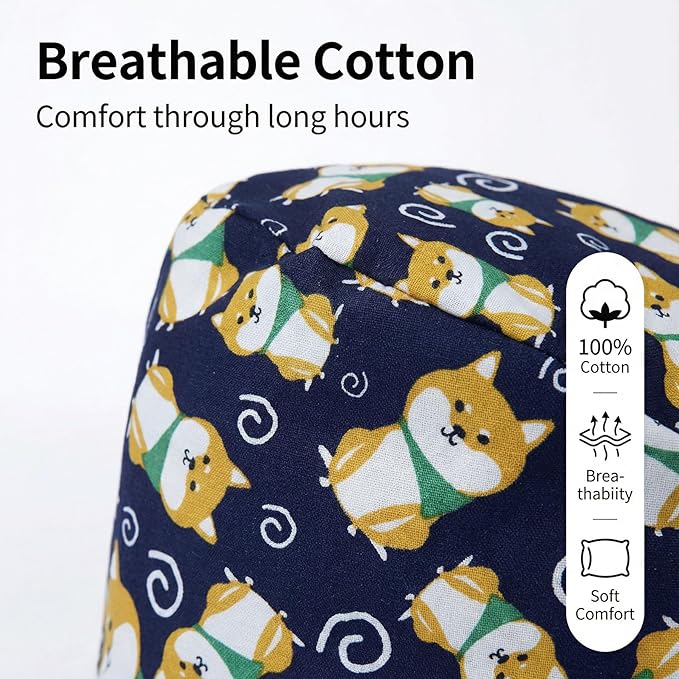 Cute Printed Working Cap for Women/Men