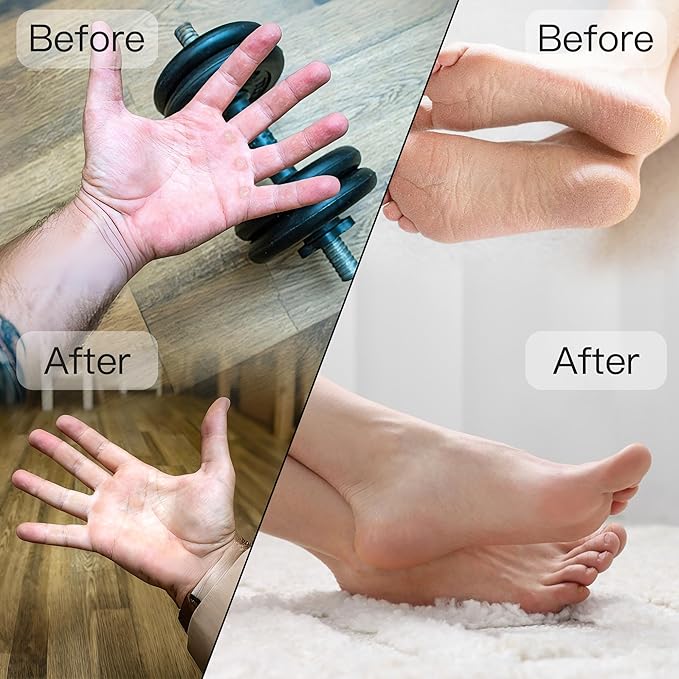 AprElm Portable Electric Hand & Foot Callus Remover with 2 Glass Grinding Heads, Rechargeable 800RPM Mini Electric Hand & Foot File for Travel Outdoors Climbers Gym Athletes (E9 Pearl White)