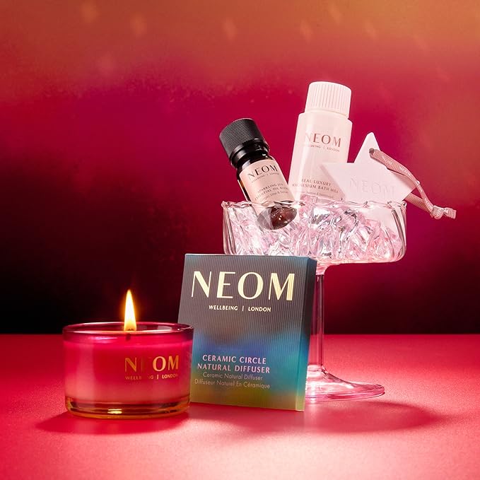 NEOM Real Luxury Magnesium Bath Milk 50ml Gift I 100% Natural scents Including Lavender, Jasmine and Sandalwood to Soothe Muscles and Tired Limbs I Stocking Stuffer