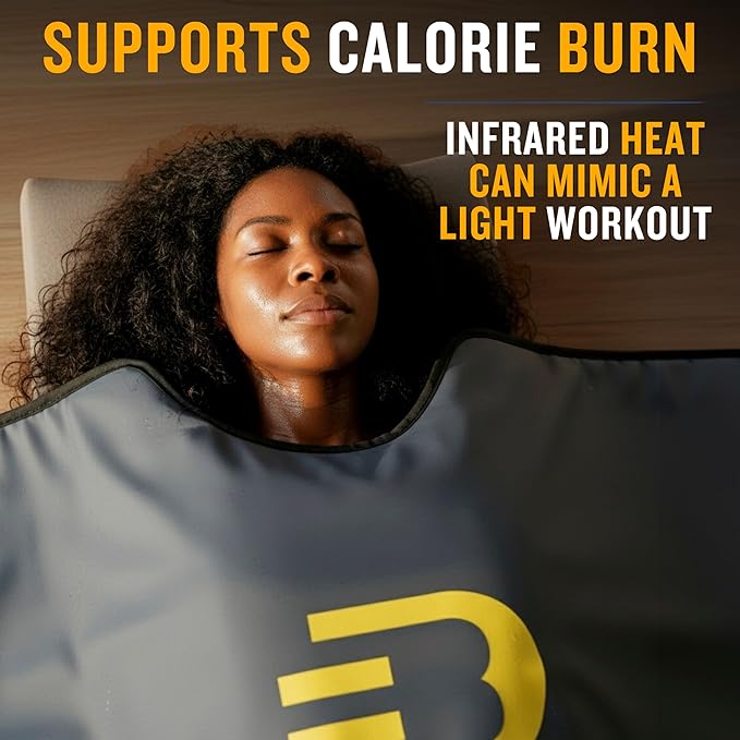 DIVEBLAST Near Zero EMF Far Infrared Sauna Blanket - Midnight Blue