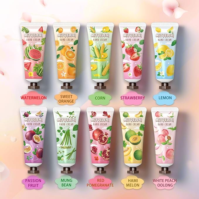 Hand Cream Gift Set 20 Pack, Mothers Day Gifts, Moisturizing Hand Lotion Travel Size for Dry Hands, Birthdays Gifts for Women&Teengirls,Teacher Appreciation Gifts, Nurses Week Gifts, Small Bulk Gifts