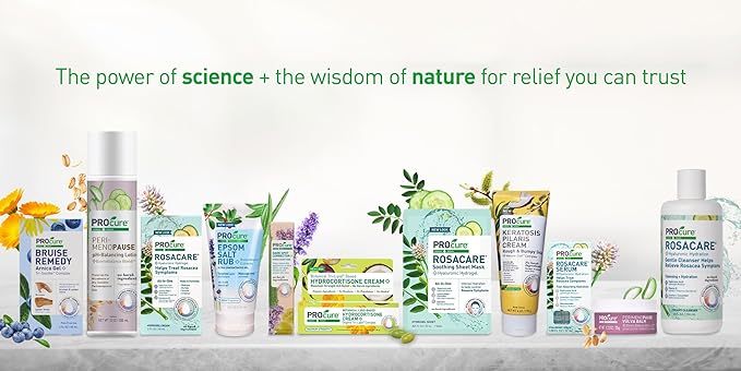 PROcure Rosacare Redness Relief Sheet Face Mask – 5 Pack – Hyaluronic Acid, Licorice Root & Cucumber for Sensitive Skin Hydration & Calming