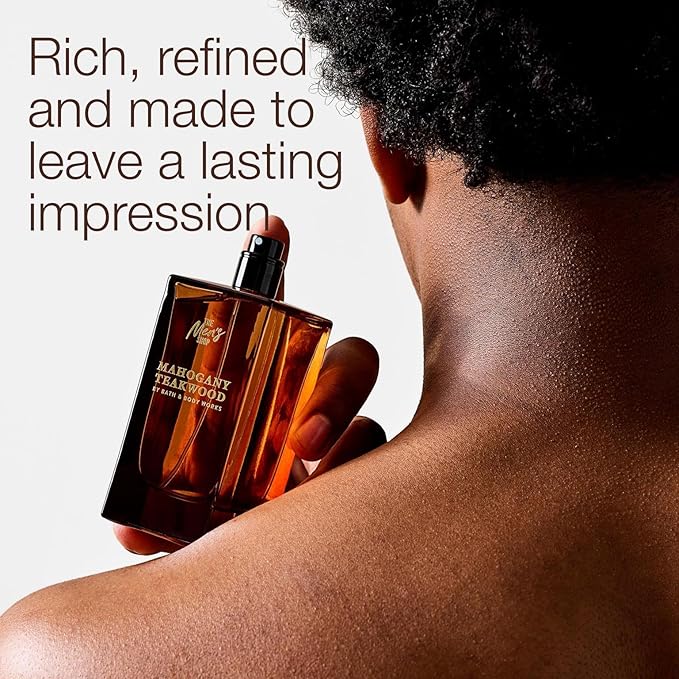 Bath & Body Works Mahogany Teakwood Cologne - Men’s Cologne for Everyday Use - Long-Lasting High Fragrance Oil Concentration - Dermatologist-Approved - Sophisticated Scent Experience - Gifts for Him