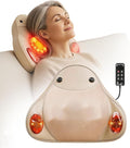 Back Massager with Heat, 4D Shiatsu Kneading Deep Tissue Electric Massager for Neck Shoulder Leg Back Pain Relief, Portable Rechargeable Cordless for Home Office Car, Gift for Men Women Mom Dad