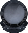 LWALRS Plant Saucer 16 Inch 2 Pack 10 12 14 16 18 20 25, Plastic Plant Trays for Pots，Extra-Deep Plant Water Dray Tray, Bird Bath Bowl, Heavy Flower Plant Saucers Indoors and Outdoor No Holes