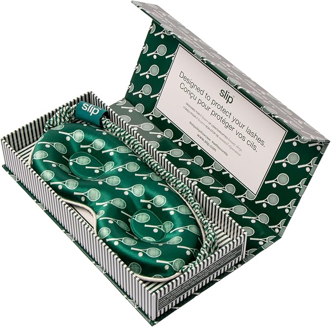 slip Pure Silk Contour Sleep Mask: Protect Your Delicate Lashes with Our Innovative, Lash-Friendly Design. Beauty Sleep with Slipsilk™ Comfort, 1 Contour Mask, Sleep & Leisure Club