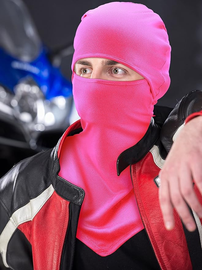 SATINIOR 3 Piece Balaclava Face Cover Sun Protection Neck Cover Summer Balaclava Motorcycle Face Mask for Men Women