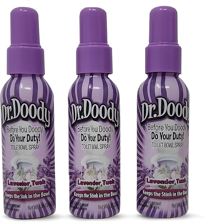 Freshening Toilet Spray, Lavender Tush, 1.85 Fluid Ounce, 5 Count