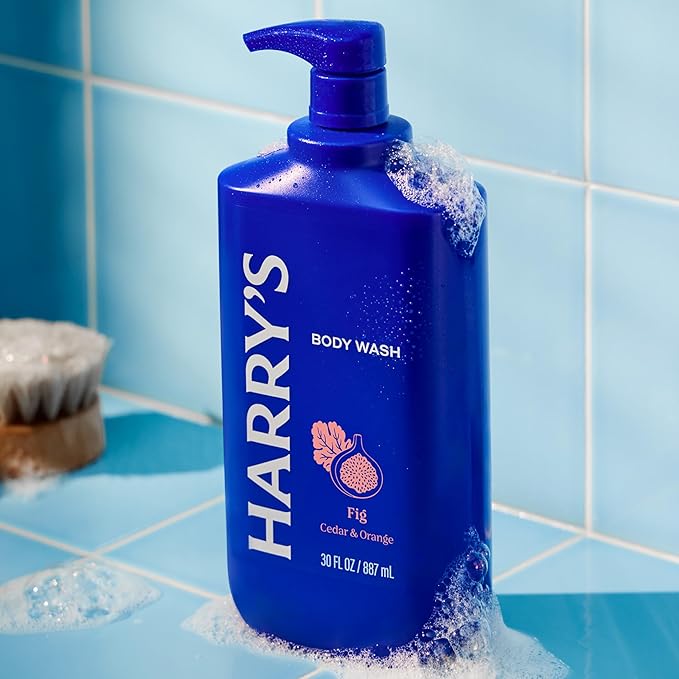 Harry's Men's Body Wash - Fig - 30 fl oz - Shower Gel for Men - No Parabens, Sulfates, or Dyes (Pack of 3)