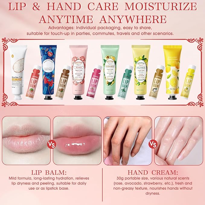 JAOJAO 84PCS Spa Party Supplies for Women, Spa Party Favors Include Hand Cream Lip Balm Face Masks Under Eye Patches Lip Mask Organza Bag Thank You Card Used for Women Girlfriend Wife Mother Teacher