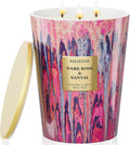 M&SENSE 3-Wick Dark Rose Large Soy Scented Candle, 35oz 150H Non-Toxic Luxury Floral Aroma, Spring Decor Candle, Romantic Perfect Present for Mom Her