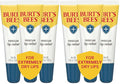 Burt's Bees Rescue Lip Relief for Valentine's Day, Original, Hydrating Lip Balm for dry lips with Responsbily Sourced Beeswax & Shea Butter, 100% Natural Origin, 3 Squeezy Tubes, 0.35oz, (Pack of 2)