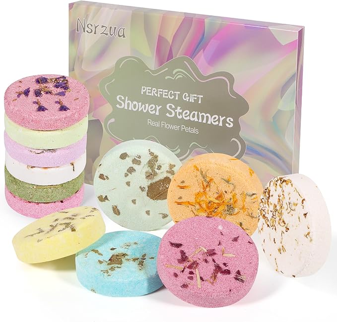 Shower Steamers Aromatherapy Birthday Gifts for Women-12 Pack Mothers Day Gifts,Gifts for Grandma,Wife,Mothers,Stress Relief and Relaxation Gifts for Women and Men