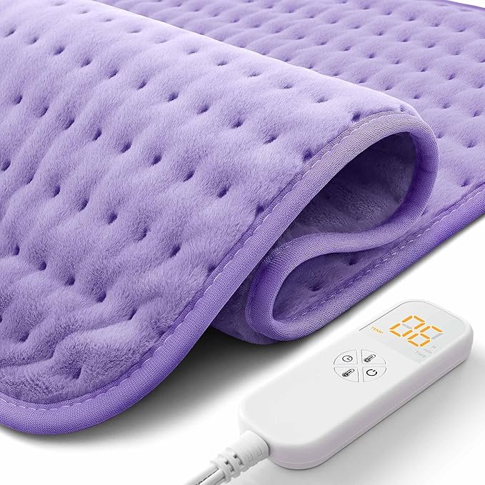 Mothers Day Gifts for Women Mom Wife, Heating Pad - 20"x24" Electric Heating Pad for Back, Neck, Shoulder Pain and Cramps - Moist Heat Option, Machine Washable, Birthday Gift for Her She